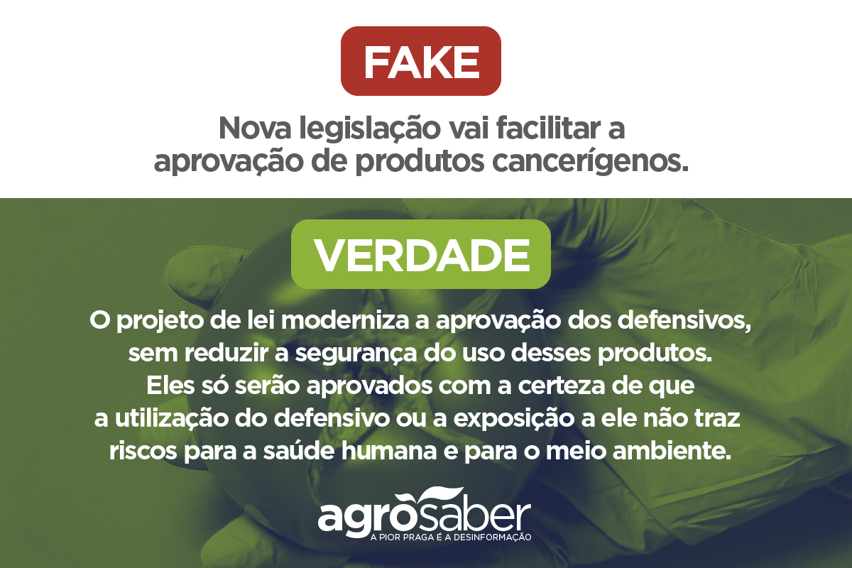 Especial FAKE NEWS: Aprovação de produtos cancerígenos