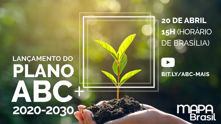 Ministério da Agricultura lança hoje Plano ABC+ 2020-2030