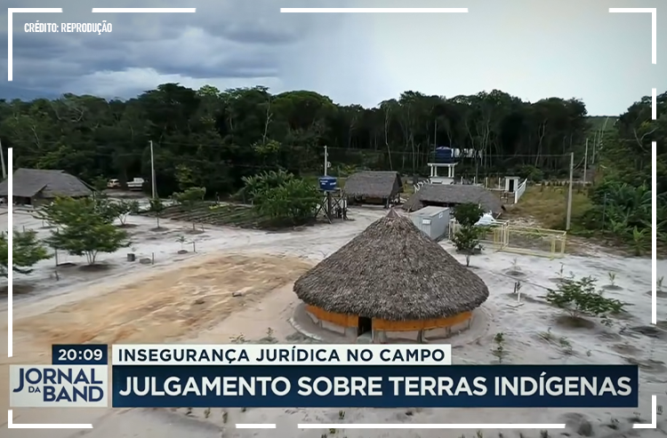 Jornal da Band mostra os impactos caso STF aprove o aumento de demarcações de terras indígenas no País